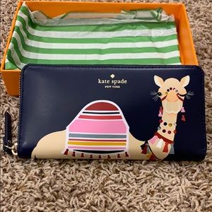 Kate Spade camel wallet